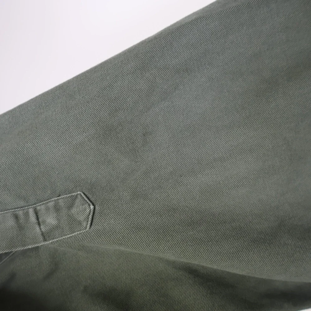 Vintage Banana Republic Safari Travel Button Down‎ Shirt Utility Green Cotton L